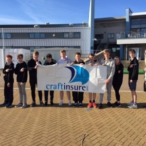 E-Howard-Davies Youths with CraftInsure Hoodies