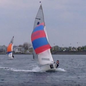 Windy sailing at Southport