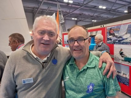 Andy Johnston (right) with Matthew Sheehan